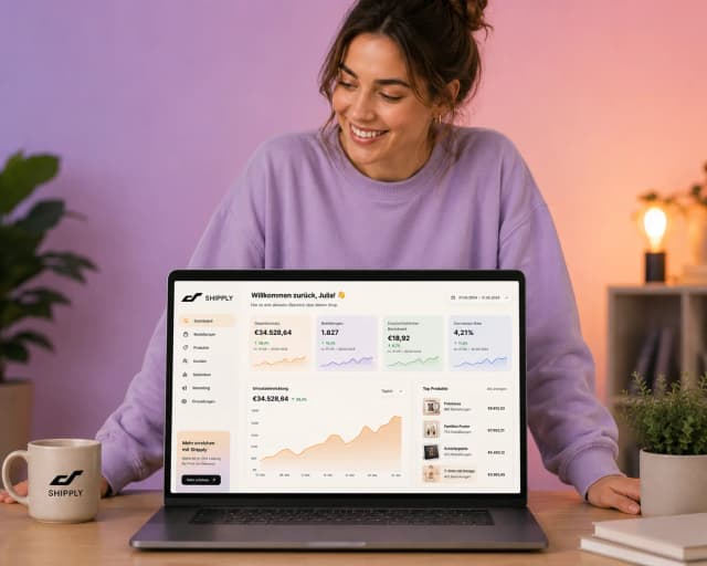 shipply-Dashboard im Browser