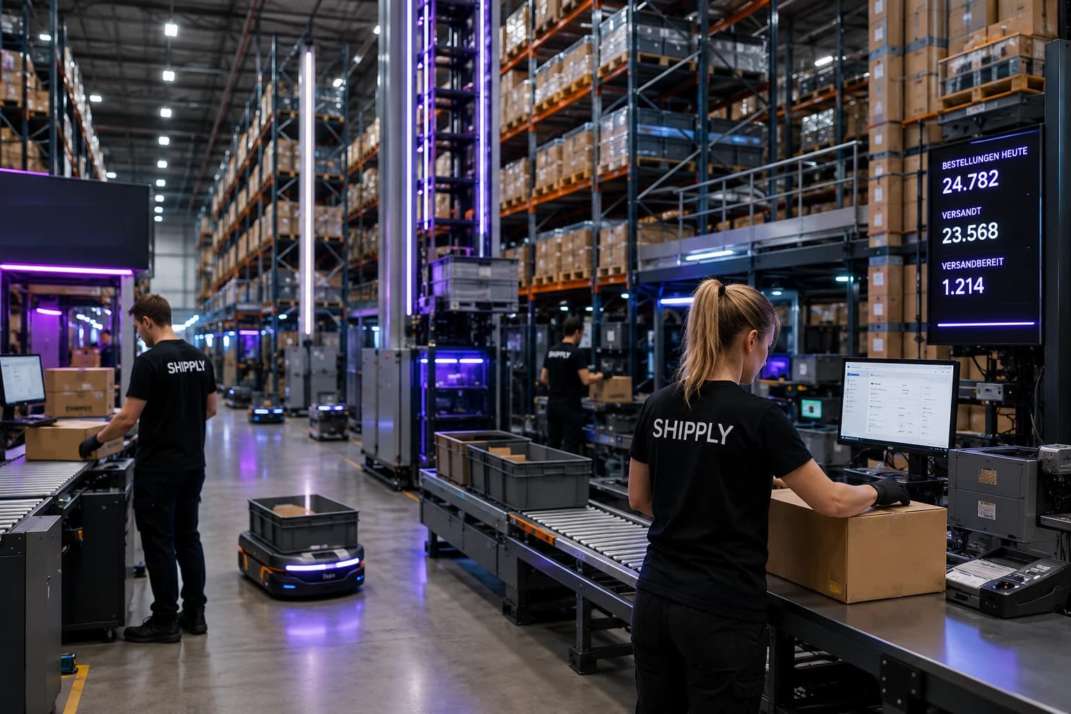 Lager-Integration bei shipply — Einlagerung und Bestandsführung